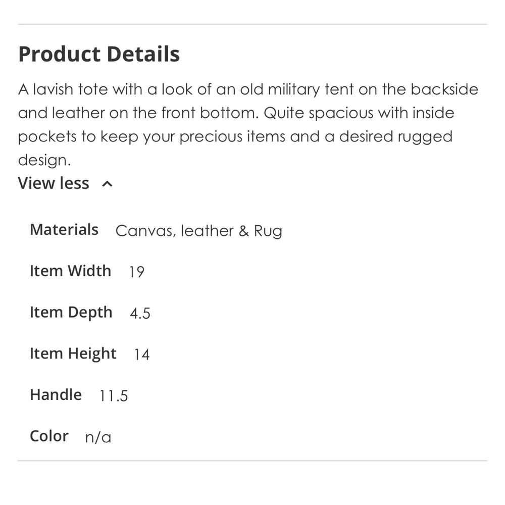 Myra bag Essence Tote - leather, rug - Picture 4 of 6
